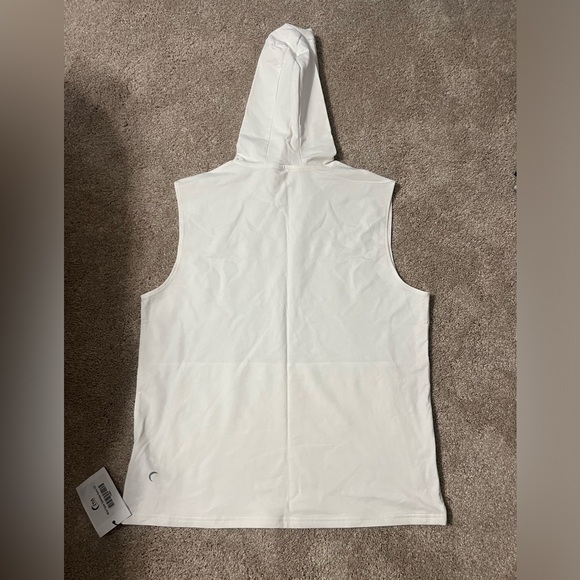 ZYIA Women’s NWT Fighter Sleeveless Hoodie White XL - Picture 4 of 10